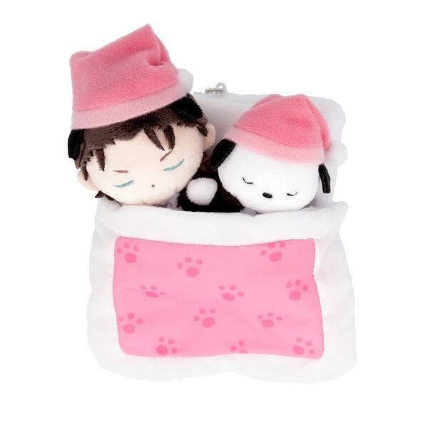 Eren and Pochacco Mascot - Ofuton Nuigurumi Mascot - Attack on Titan x Sanrio