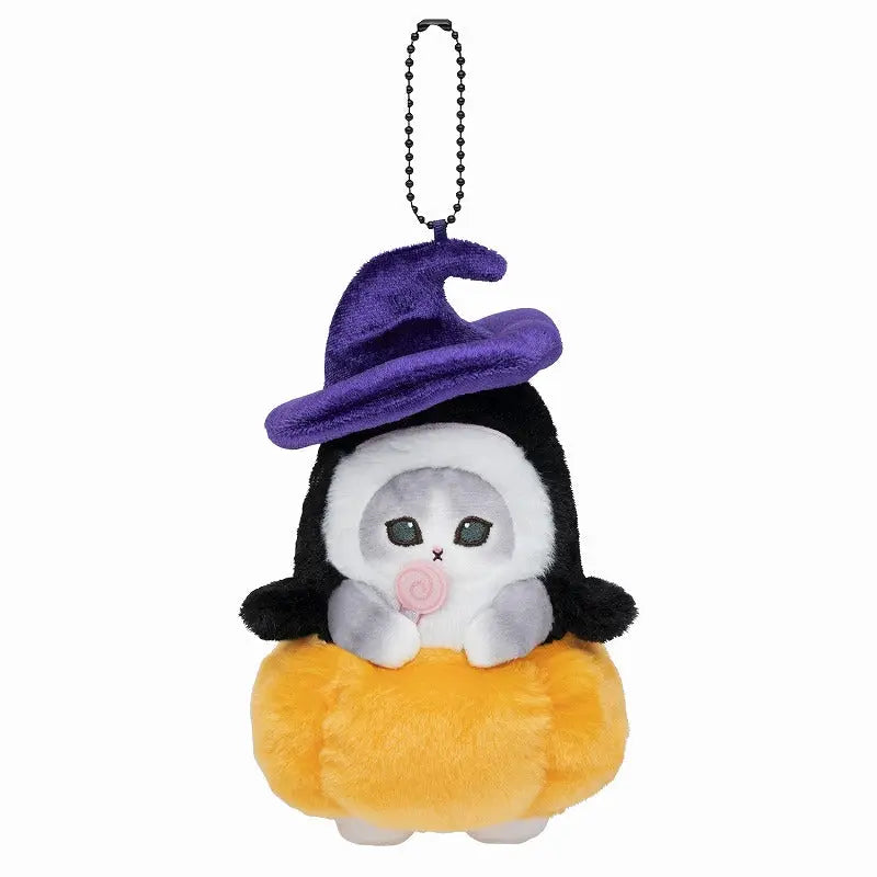 Mofusand Plush Mascot Keychain - Halloween 2024