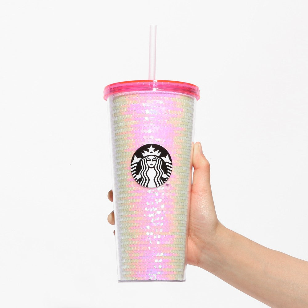 Cold Cup Tumbler Sequins 651ml - SAKURA 2024 - Starbucks Japan