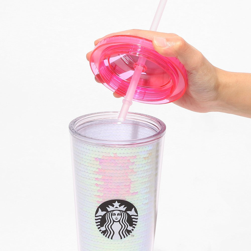 Cold Cup Tumbler Sequins 651ml - SAKURA 2024 - Starbucks Japan