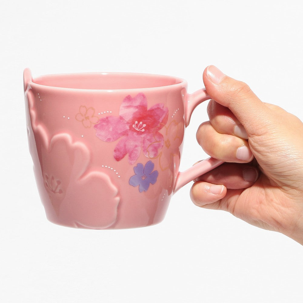 Mug Flower Emboss 355ml - SAKURA 2024 - Starbucks Japan