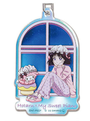 Hotaru Tomoe - Acrylic Keychain Aurora - Sailor Moon x Sanrio Characters