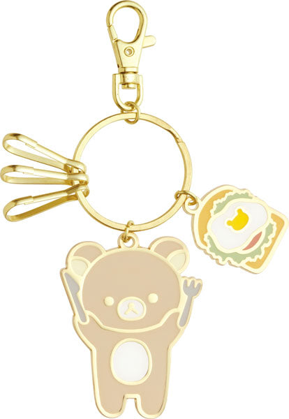 Rilakkuma Keychain Sandwitch Time - San-X