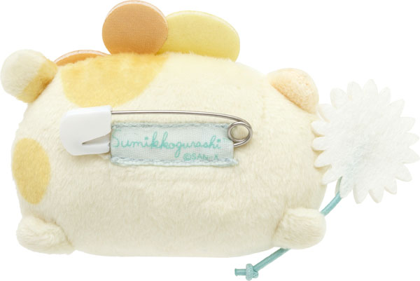 Neko Plush Brooch - Zassou and Fairy Flower Field - San-X