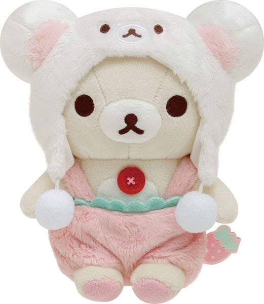 Korilakkuma - Full of Strawberry Day Plush - Rilakkuma