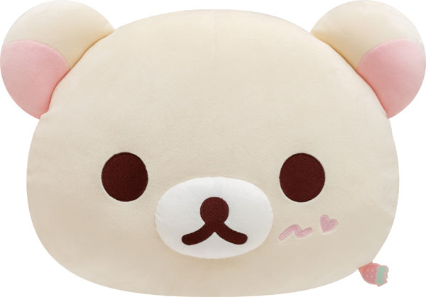 Korilakkuma - Full of Strawberry Day Super Mo-chiMochi Cushion - Rilakkuma