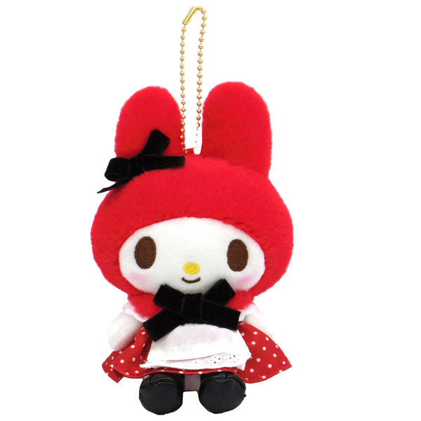 My Melody Mascot Plush Keychain - Retro Red - Sanrio