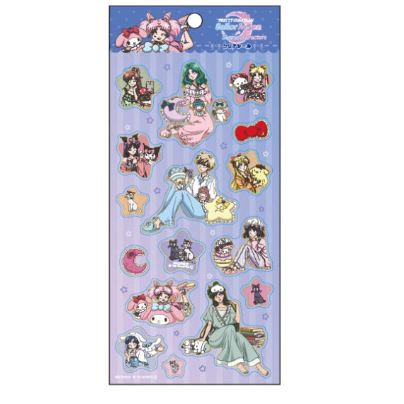 Character Stickers (Blue) - Pretty Guardian Sailor Moon x Sanrio Collection