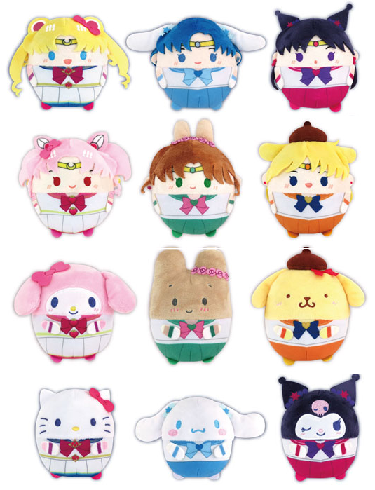 [Blind Box] Sailor Moon Eternal x Sanrio Fuwakororin plushies - Sailor Moon