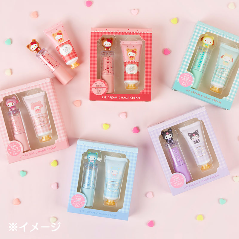 Set of Moisturizing Lip Balm and Hand Cream Sanrio Characters - Sanrio