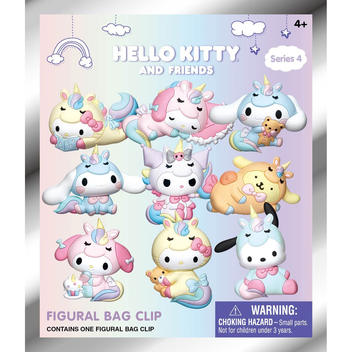 [Blind Bag] Hello Kitty and Friends Unicorn Figural Bag Clip - Sanrio