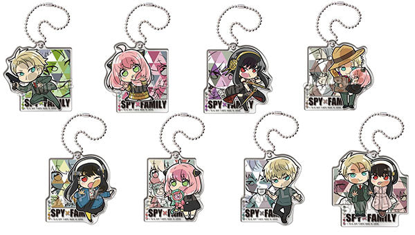 [Blind Bag] Spy x Family Acrylic Keychain - Pita! Deforme Collection - Spy x Family