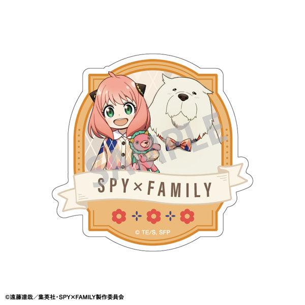 Anya & Bond Forger Acrylic Clip Argyle - Spy x Family