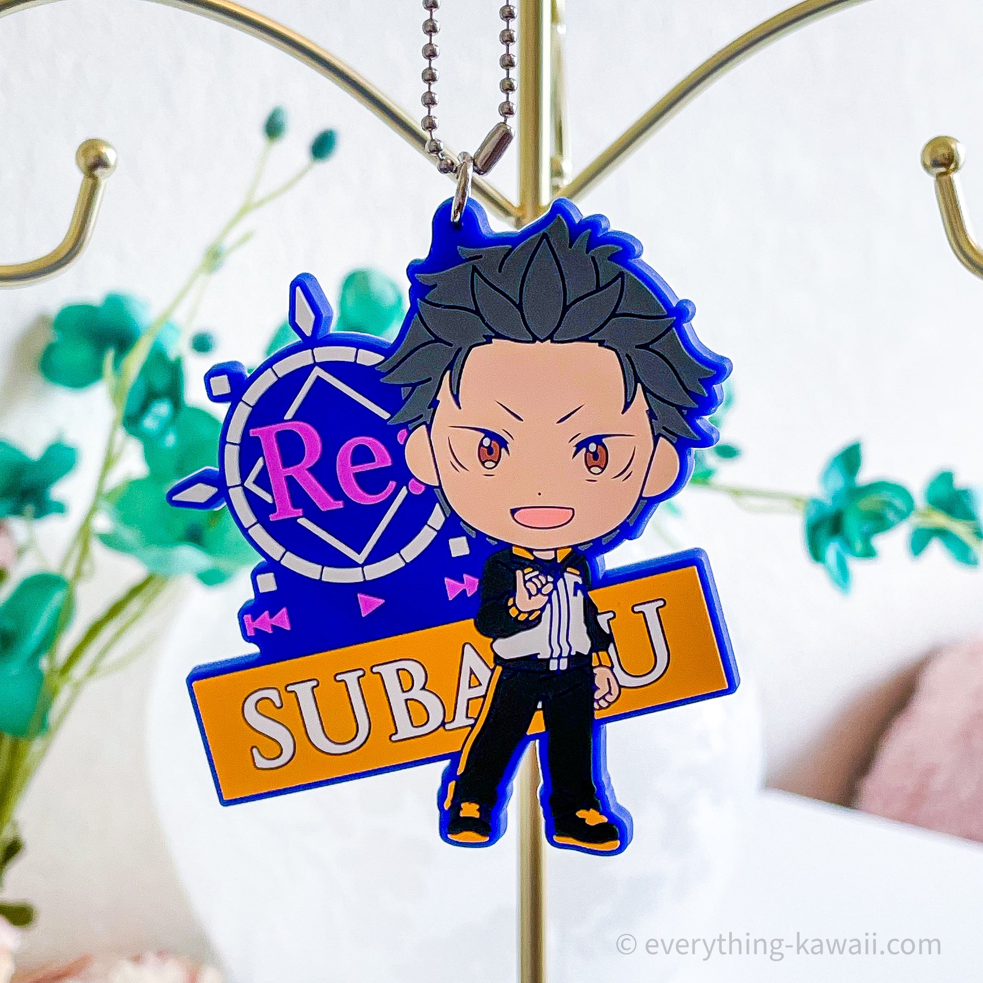 Re:Zero - Starting Life in Another World ~ Rubber Keychain Tsubaru