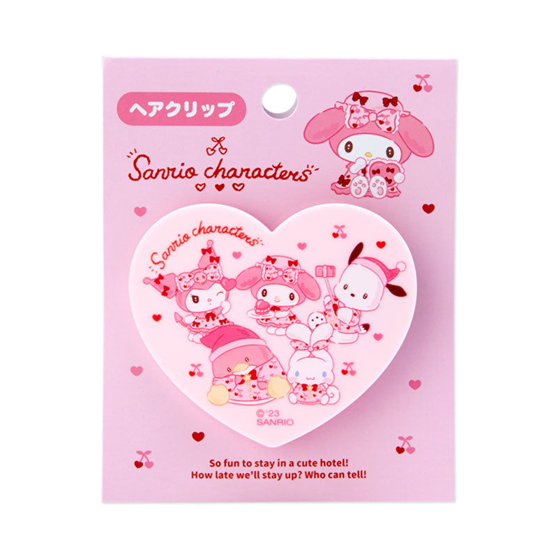 Heart Shaped Hair Clip - Delightful Vacation - Sanrio