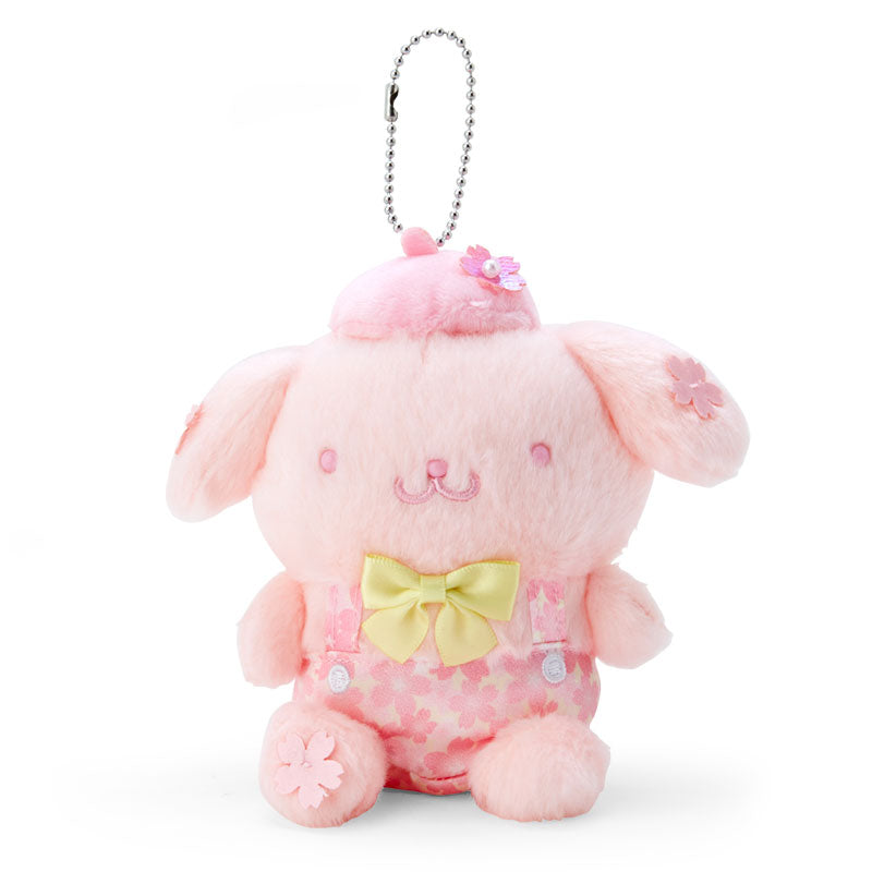 Pompompurin Mini Plush Keychain - Sakura Design Series - Sanrio