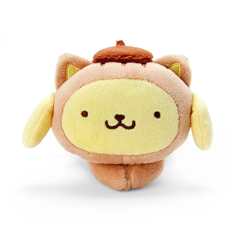 Ponponpurin Clip Mini Plushie - Healing Nyanko - Sanrio