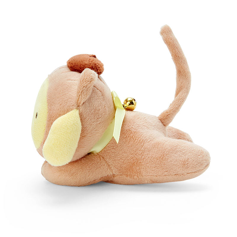 Ponponpurin Clip Mini Plushie - Healing Nyanko - Sanrio